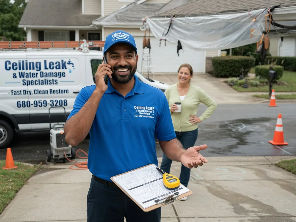 Ceiling Leak Cleanup Chico, TX FAQs